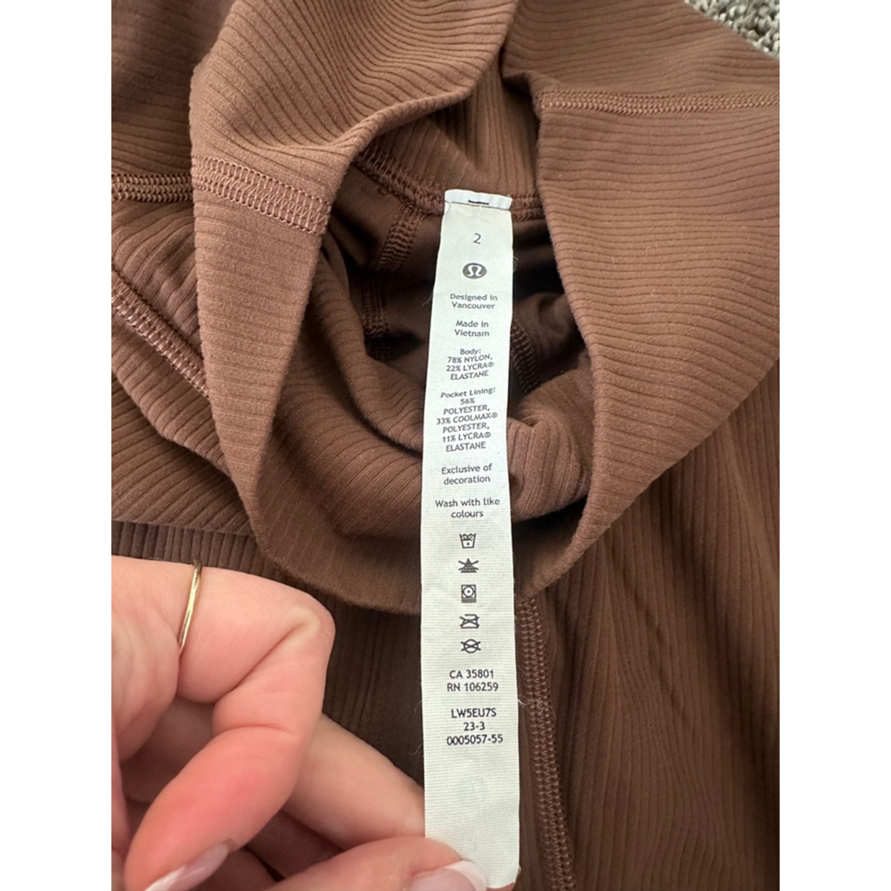 Lululemon Align HR Ribbed Leggings 28" NWOT - Picture 5 of 9